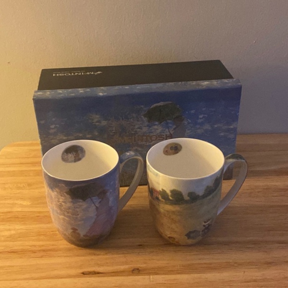 McIntosh Old Masters Claude Monet Mug Set